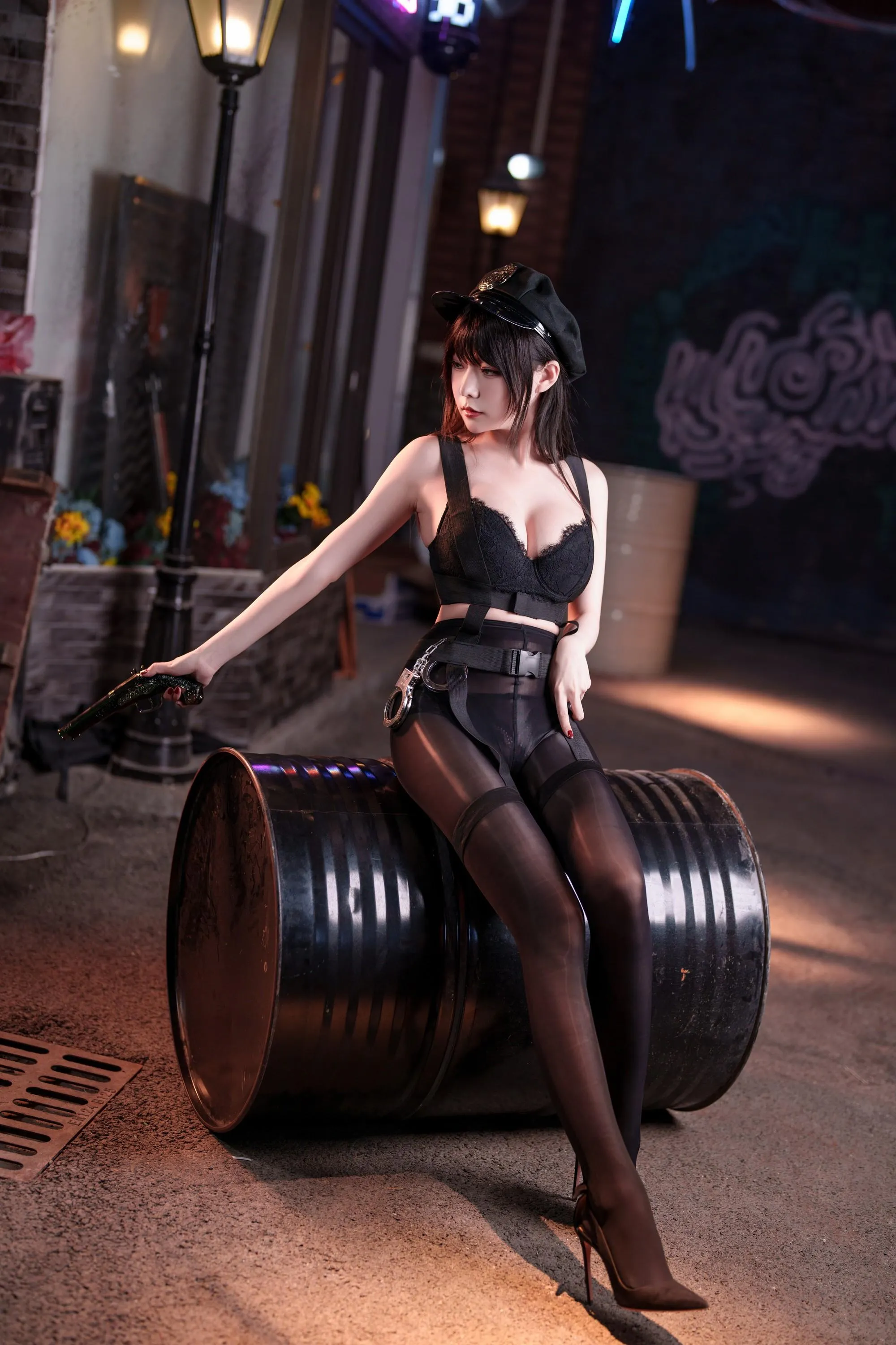 香草喵露露 – NO.59 十一月舰长 女警 [40P]插图4